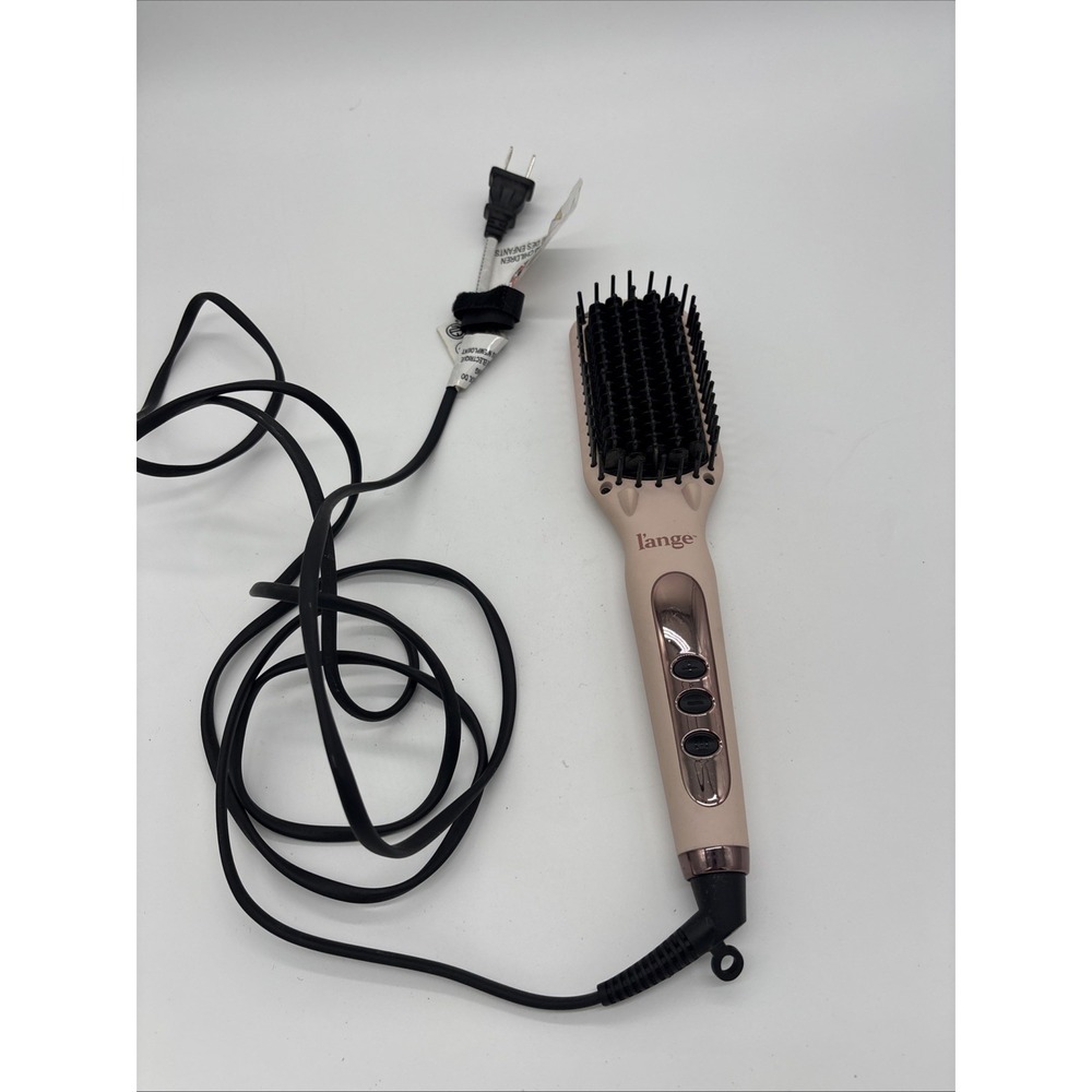 L'ange‎ Le Vite Hair Brush Straightener Pink Blush Lange Thermal Ion Ceramic